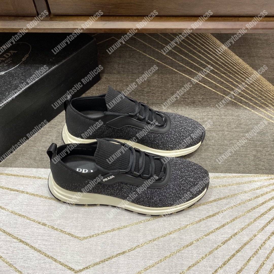 Pra*a prax 01 knit fabric sneakers grey