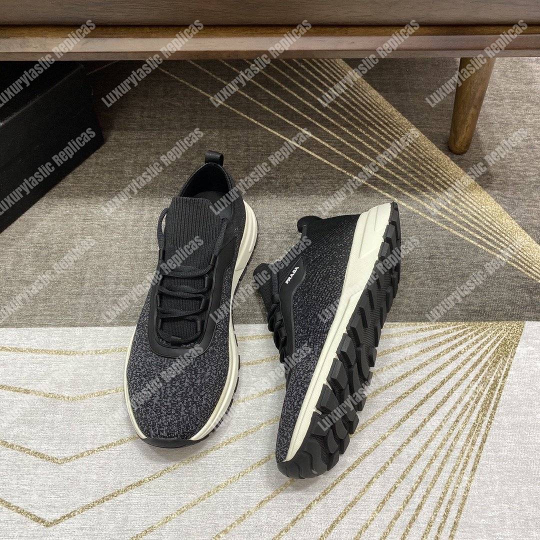 Pra*a prax 01 knit fabric sneakers grey