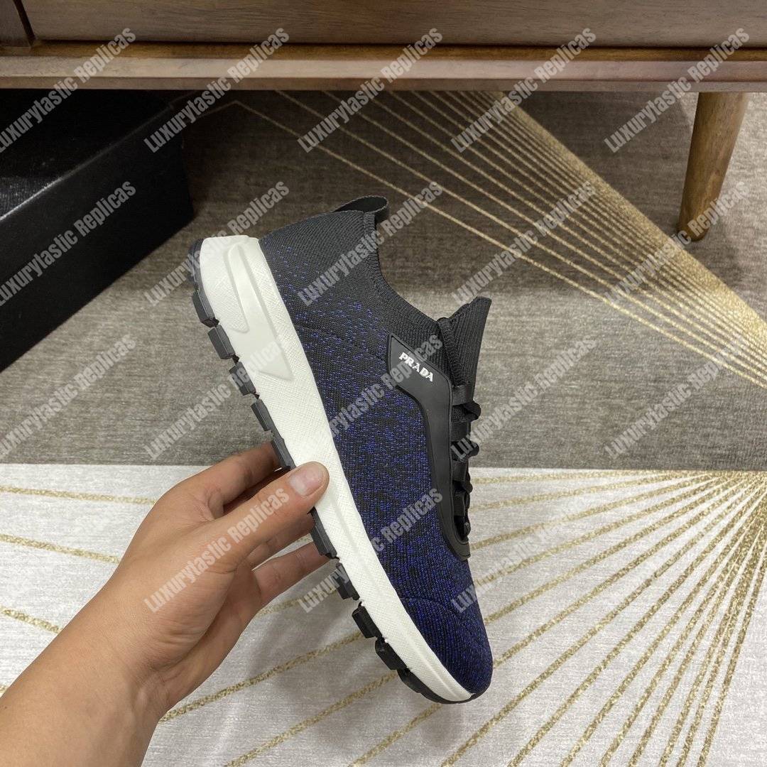 Pra*a prax 01 knit fabric sneakers blue