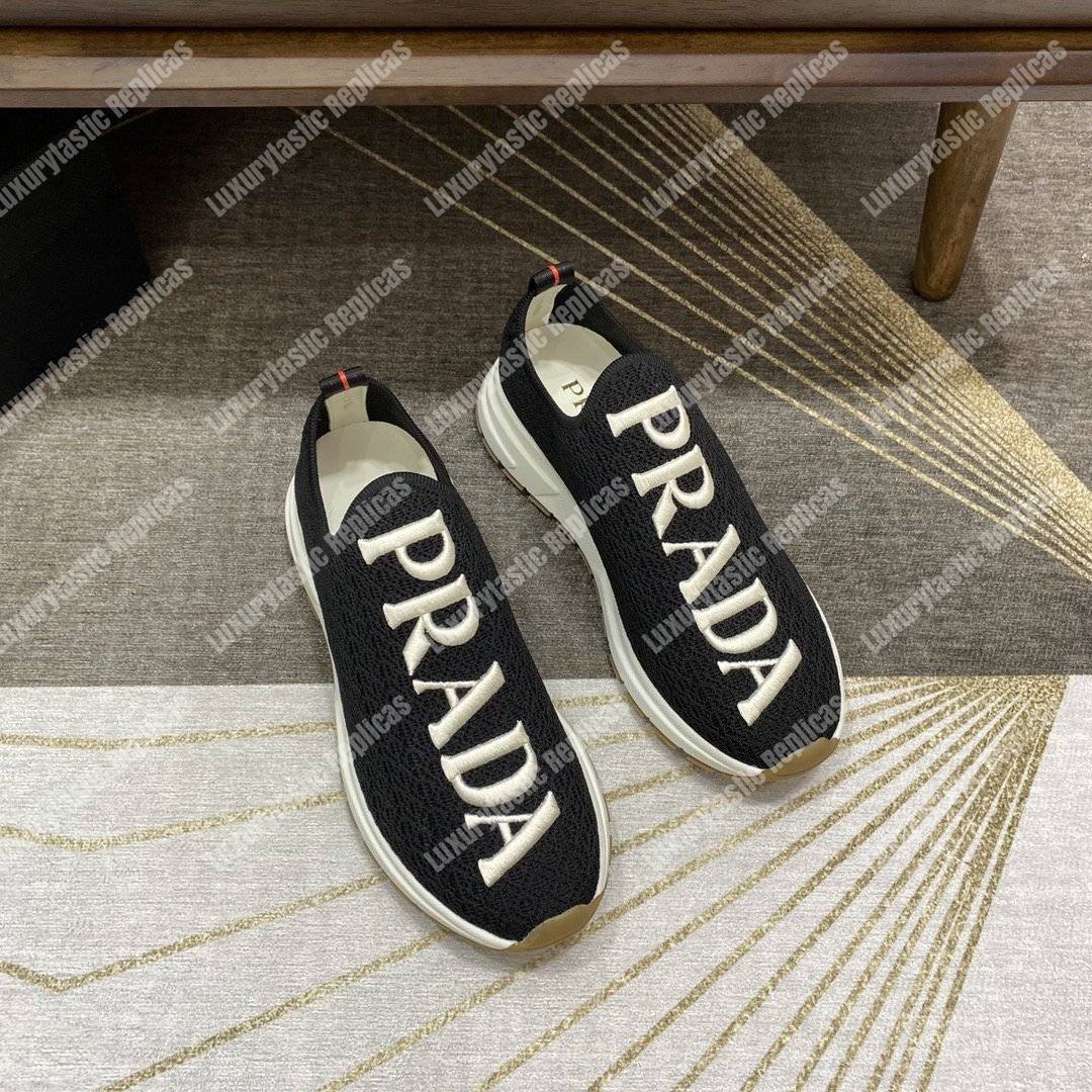 Pra*a knit sneakers black
