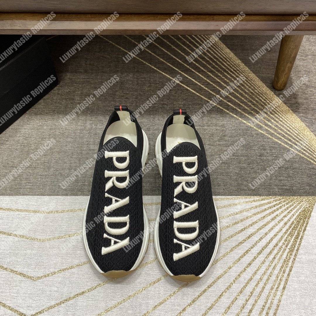 Pra*a knit sneakers black