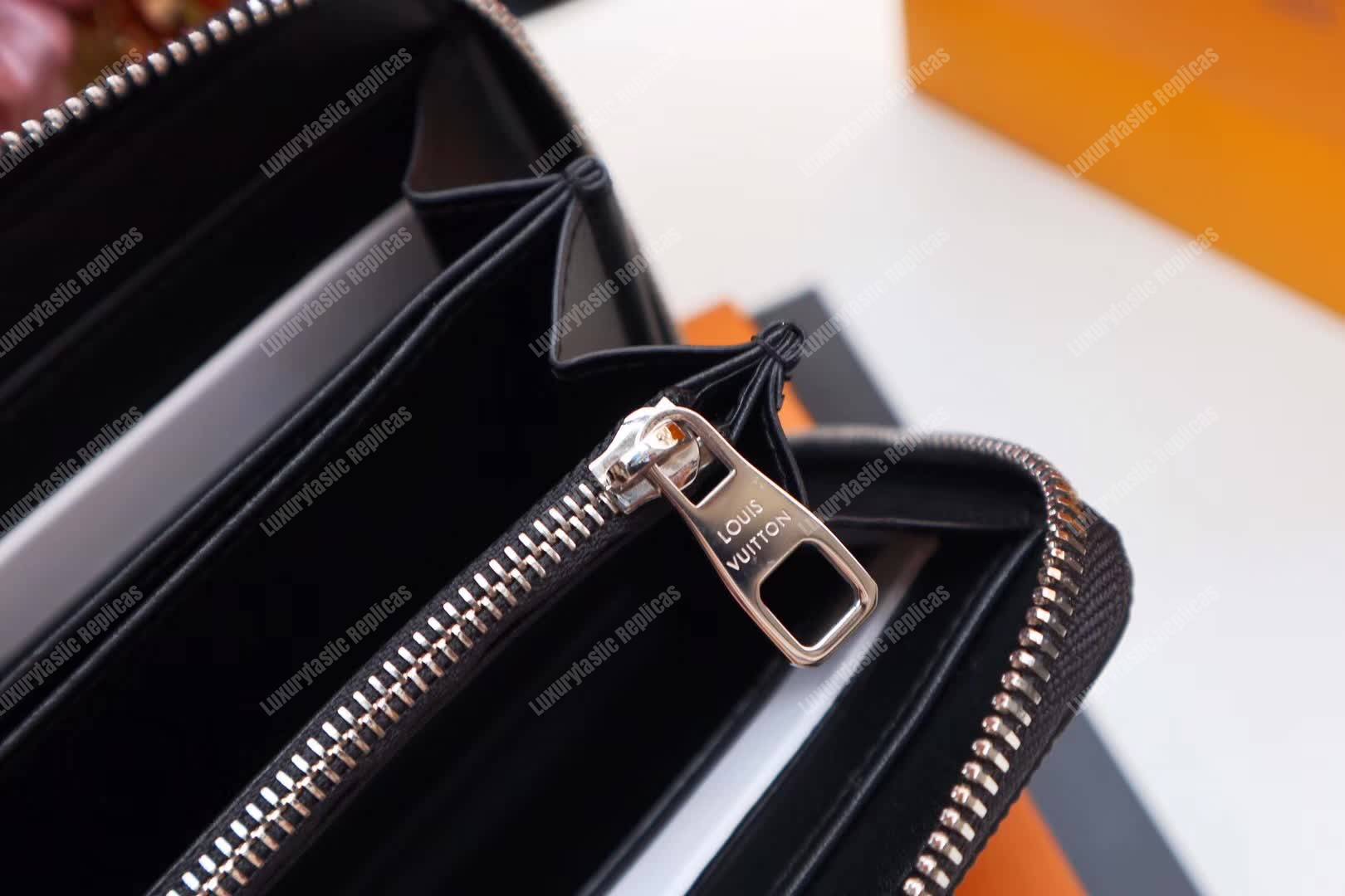 LV Zippy Wallet Damier Infini Leather Onyx