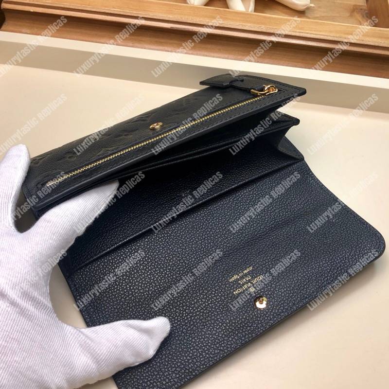 LV Pont-Neuf Wallet Monogram Empreinte leather Noir