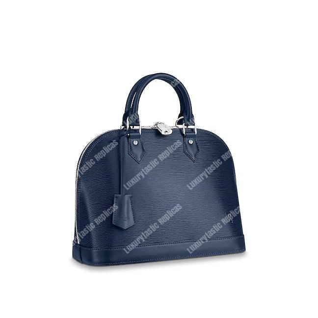LV Alma PM Epi Leather Indigo