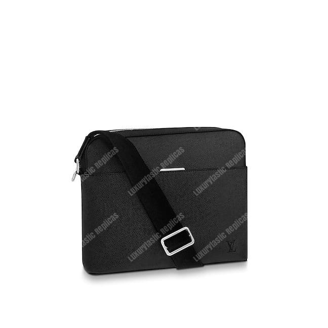 LV Anton Messenger PM Taiga Leather Ardoise