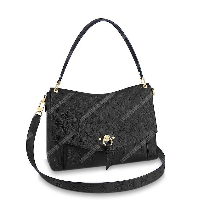 LV Blanche MM Monogram Empreinte Leather Noir