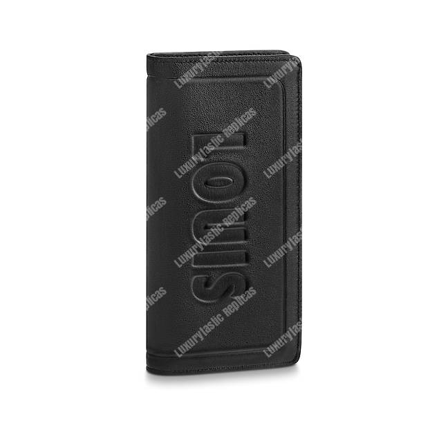 LV Fall-Winter 2018 Brazza Wallet Dark Infinity Leather