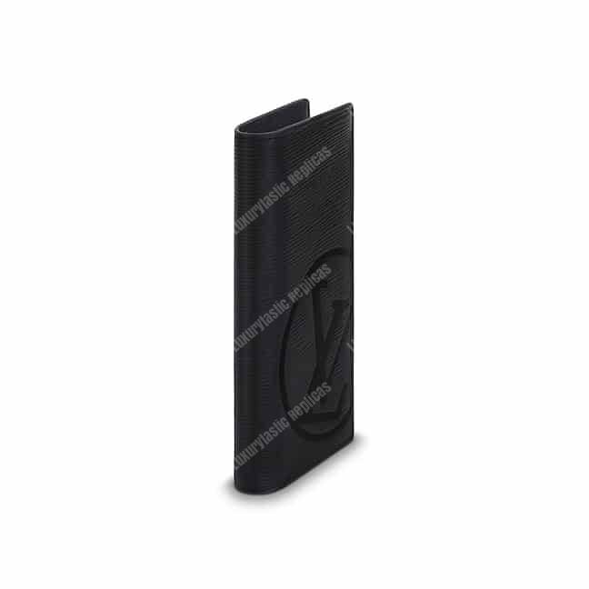 LV Circle signature Brazza Wallet Epi Leather Noir