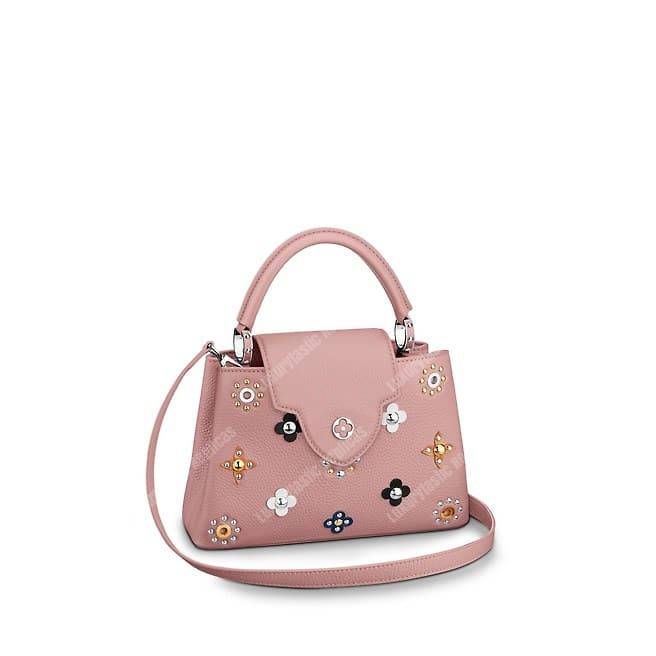 LV Capucines BB Taurillon Leather Mechanical Flowers