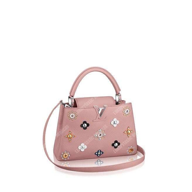 LV Capucines BB Taurillon Leather Mechanical Flowers