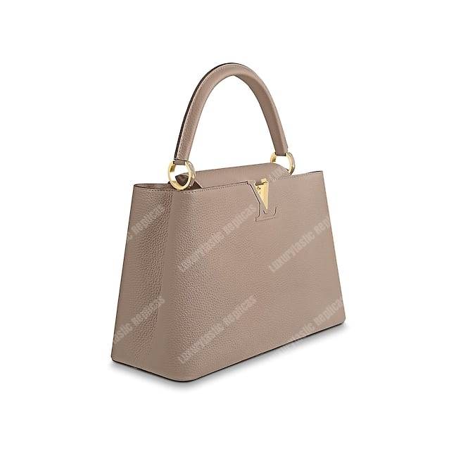 LV Capucines MM Bag Galet