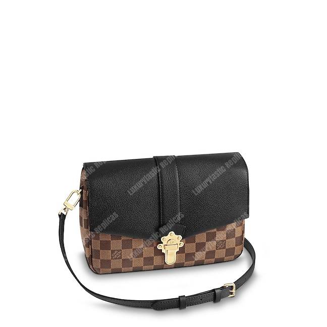 LV Clapton PM Damier Ebene Noir