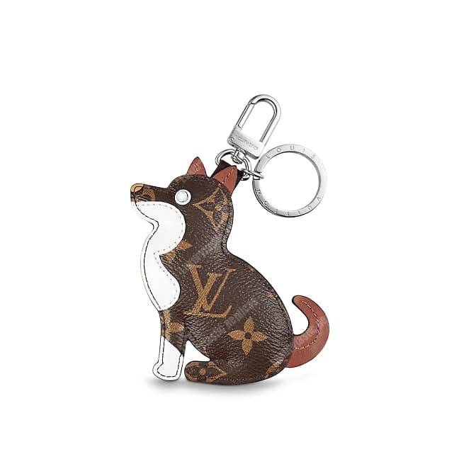 LV Dog Bag Charm and Key Holder