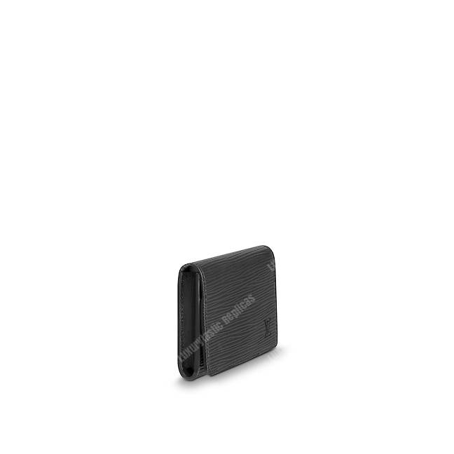 LV Enveloppe Carte De Visite Epi Leather Noir