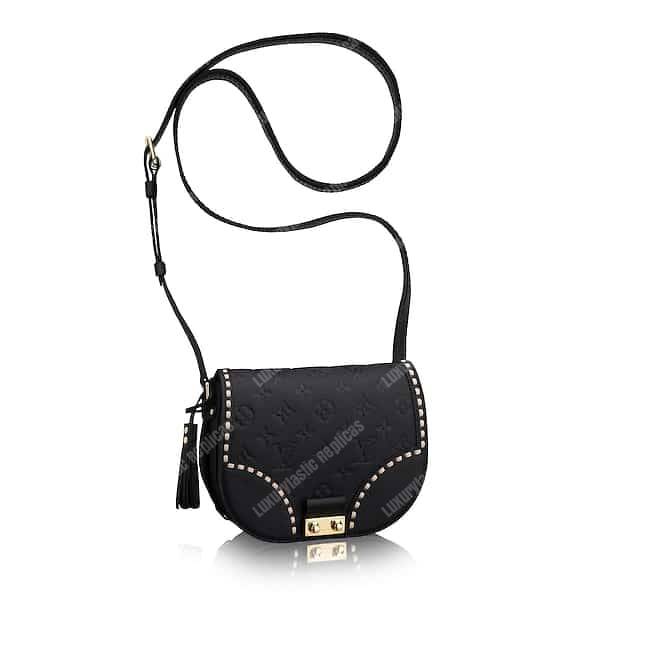 LV Junot Monogram Empreinte Leather Noir