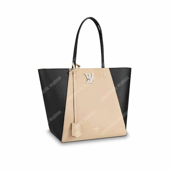 LV Lockme Cabas Bag Vanilla Noir
