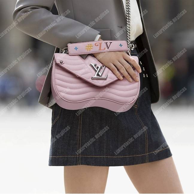 LV New Wave Chain Bag MM Pink