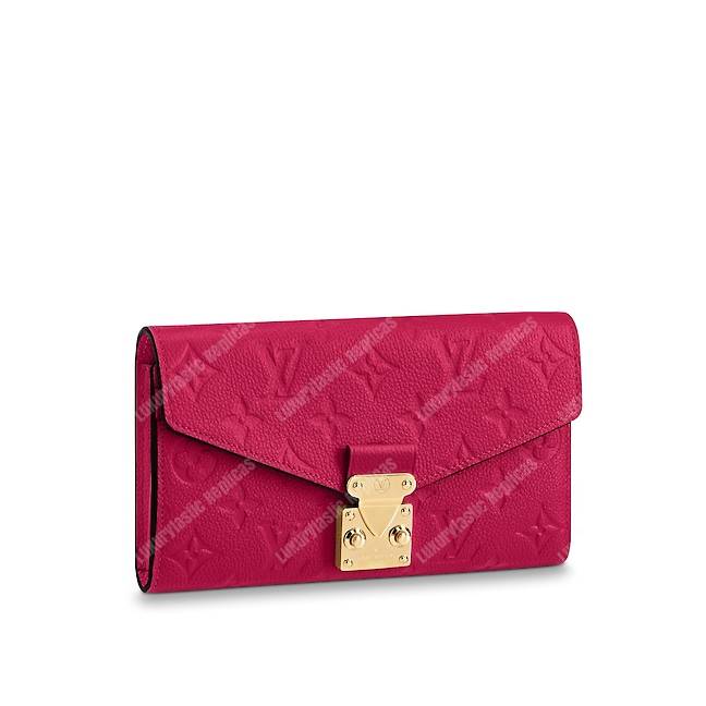 LV Metis Wallet Monogram Empreinte Leather Freesia