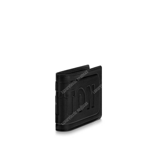 LV Fall-Winter 2018 Multiple Wallet Dark Infinity Leather