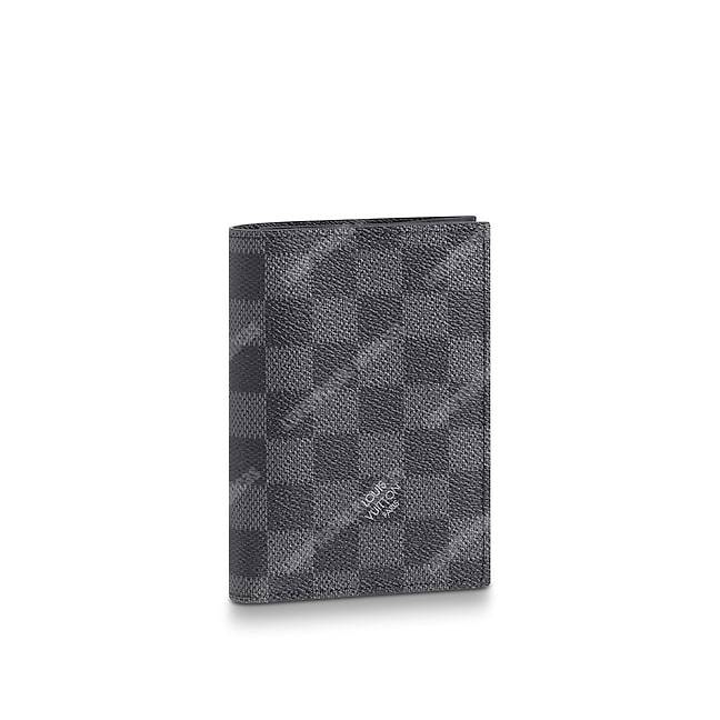 LV Passport Cover Damier Graphite Canvas