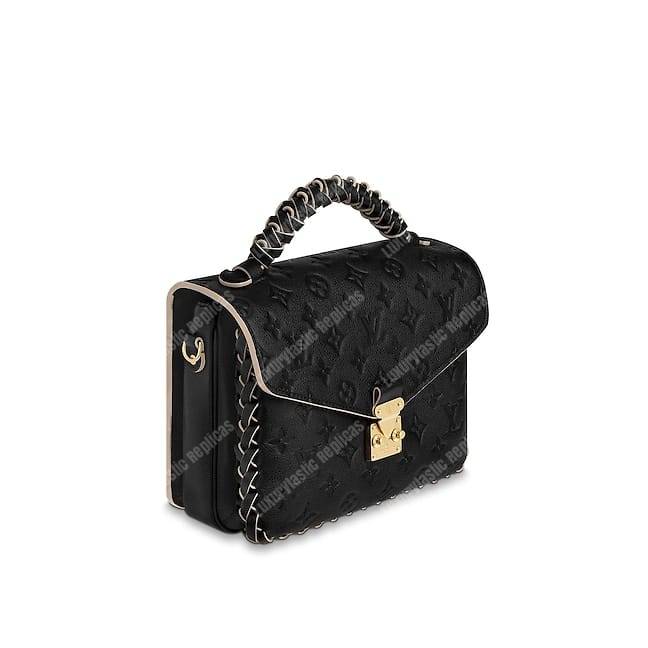LV Pochette Metis Monogram Empreinte Leather Noir