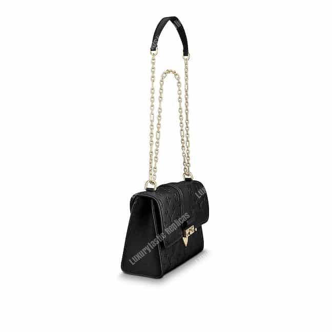 LV Saint Sulpice PM Monogram Empreinte Leather Noir