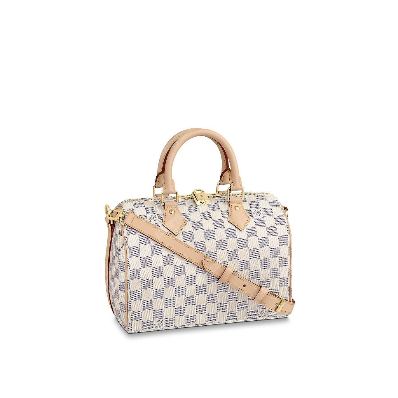 LV Speedy Bandouliere 25 Damier Azur Canvas