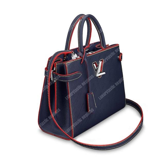 LV Twist Tote Epi Leather Indigo