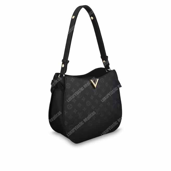 LV Very Hobo Very Leather Noir