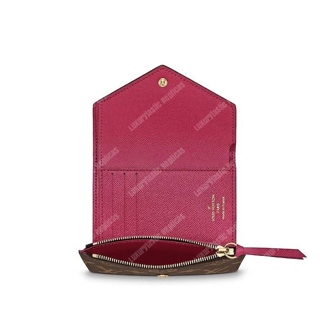 LV Victorine Wallet Monogram Fuchsia
