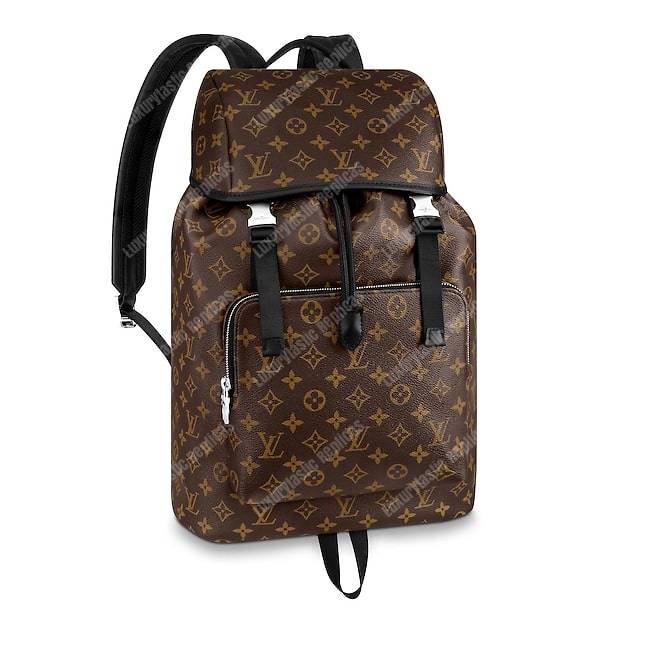 LV Zack Backpack Monogram Macassar Canvas