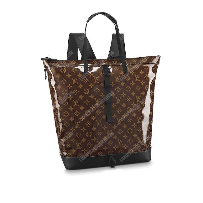 LV Zipped Tote Monogram Glaze