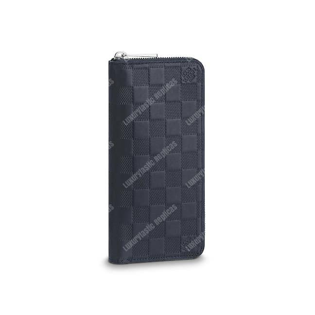 LV Zippy Wallet Vertical Damier Infini Leather Astral