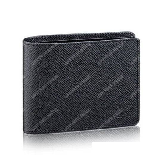 LV Multiple Wallet Taiga Leather Noir