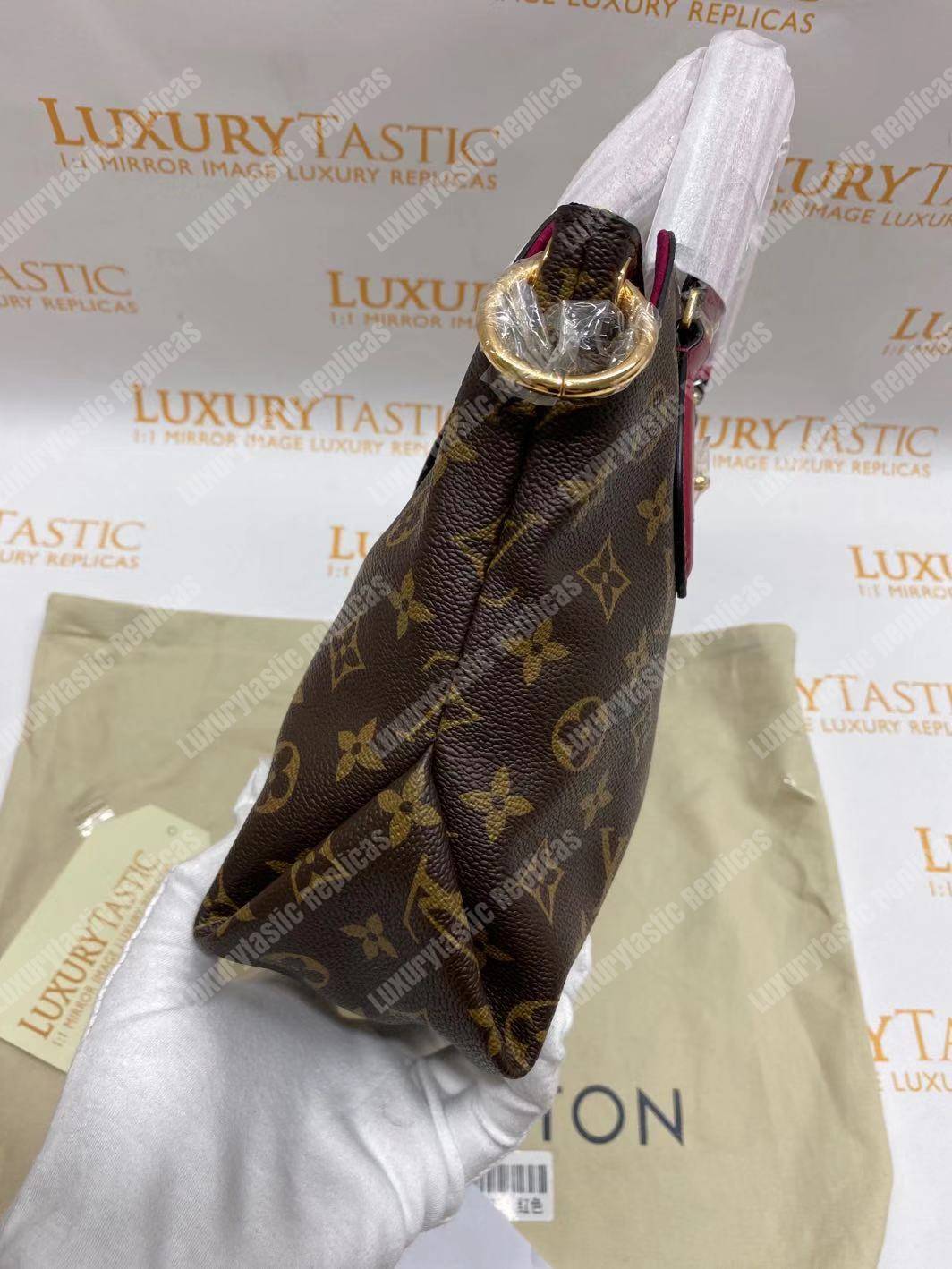 LV Flower Zipped Tote Pm Monogram canvas Lie de Vin