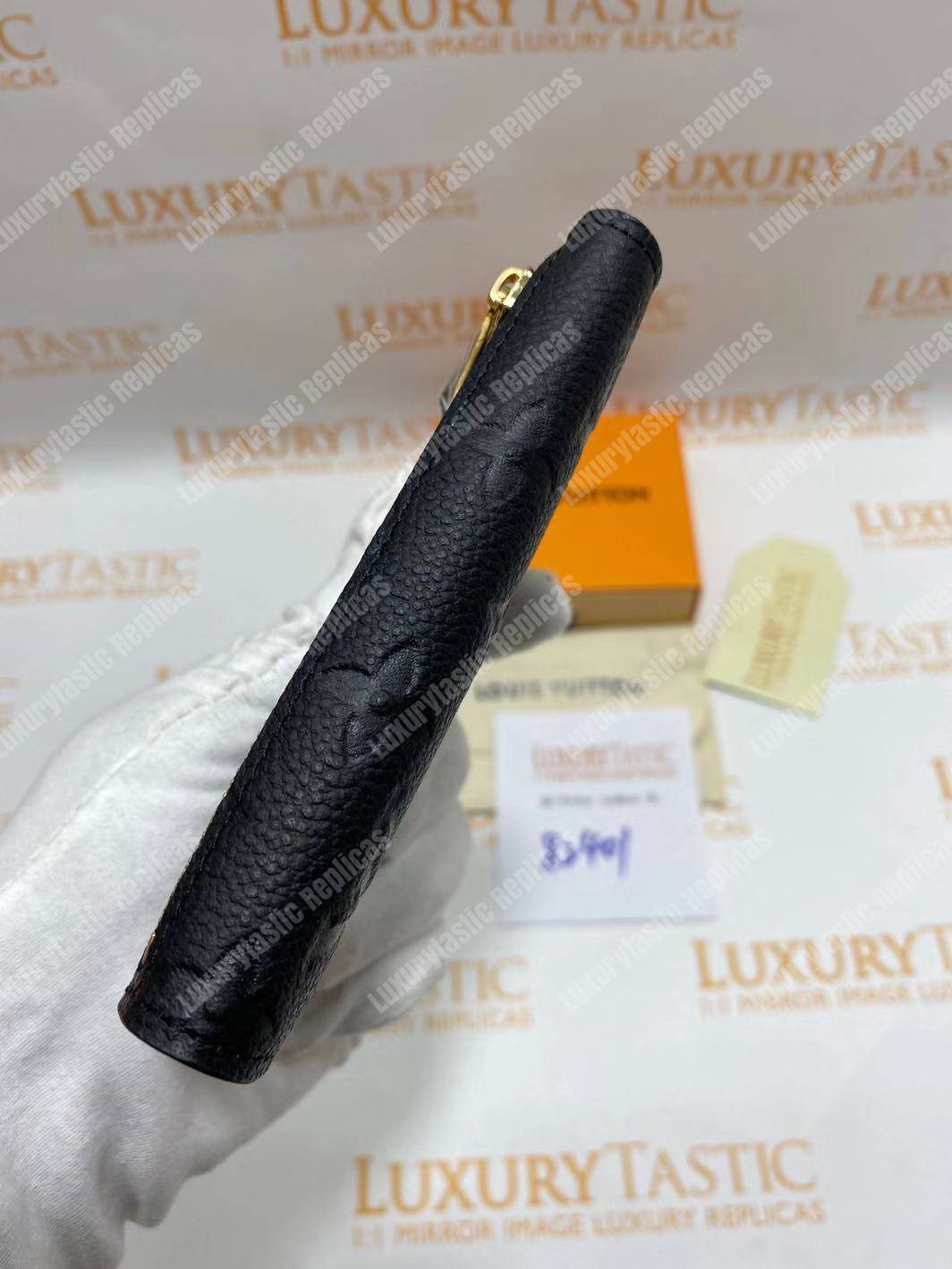 LV Key Pouch Monogram Empreinte Noir