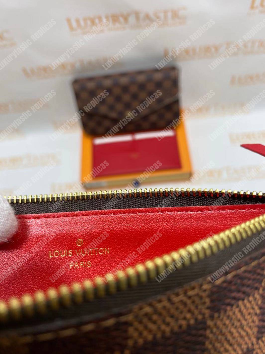 LV Pochette Felicie Damier Ebene