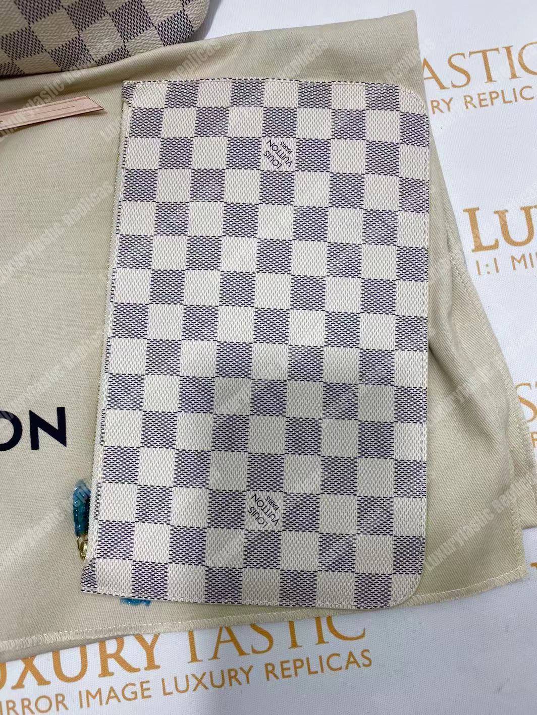LV Neverfull GM Damier Azur