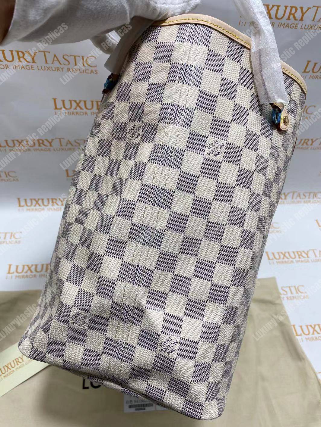 LV Neverfull GM Damier Azur