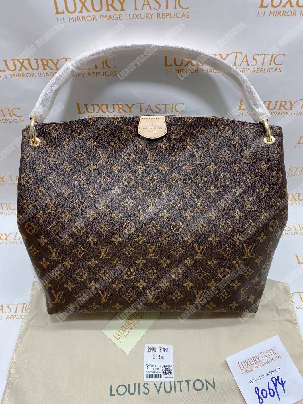 LV Graceful MM Monogram Beige