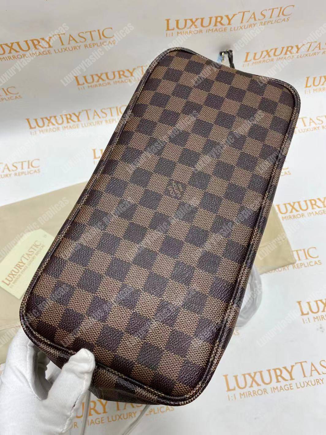 l**is V*t*n neverfull replica mm damier ebene rose ballerine