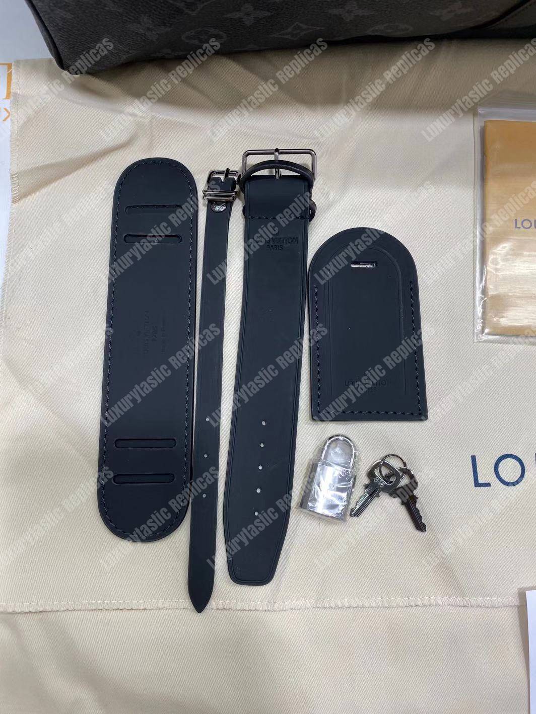 LV Keepall Bandouliere 55 Monogram Eclipse