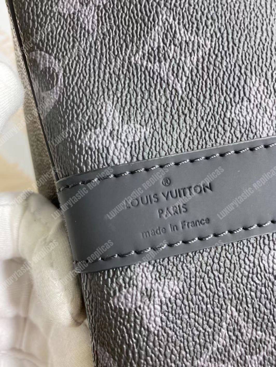 LV Keepall Bandouliere 55 Monogram Eclipse