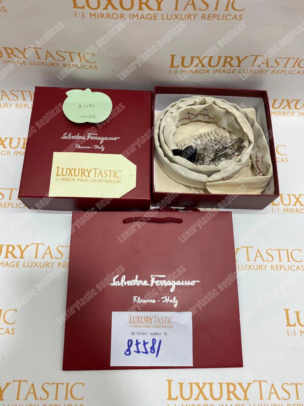﻿Salvatore Ferragamo Adjustable and Reversible Gancini Belt