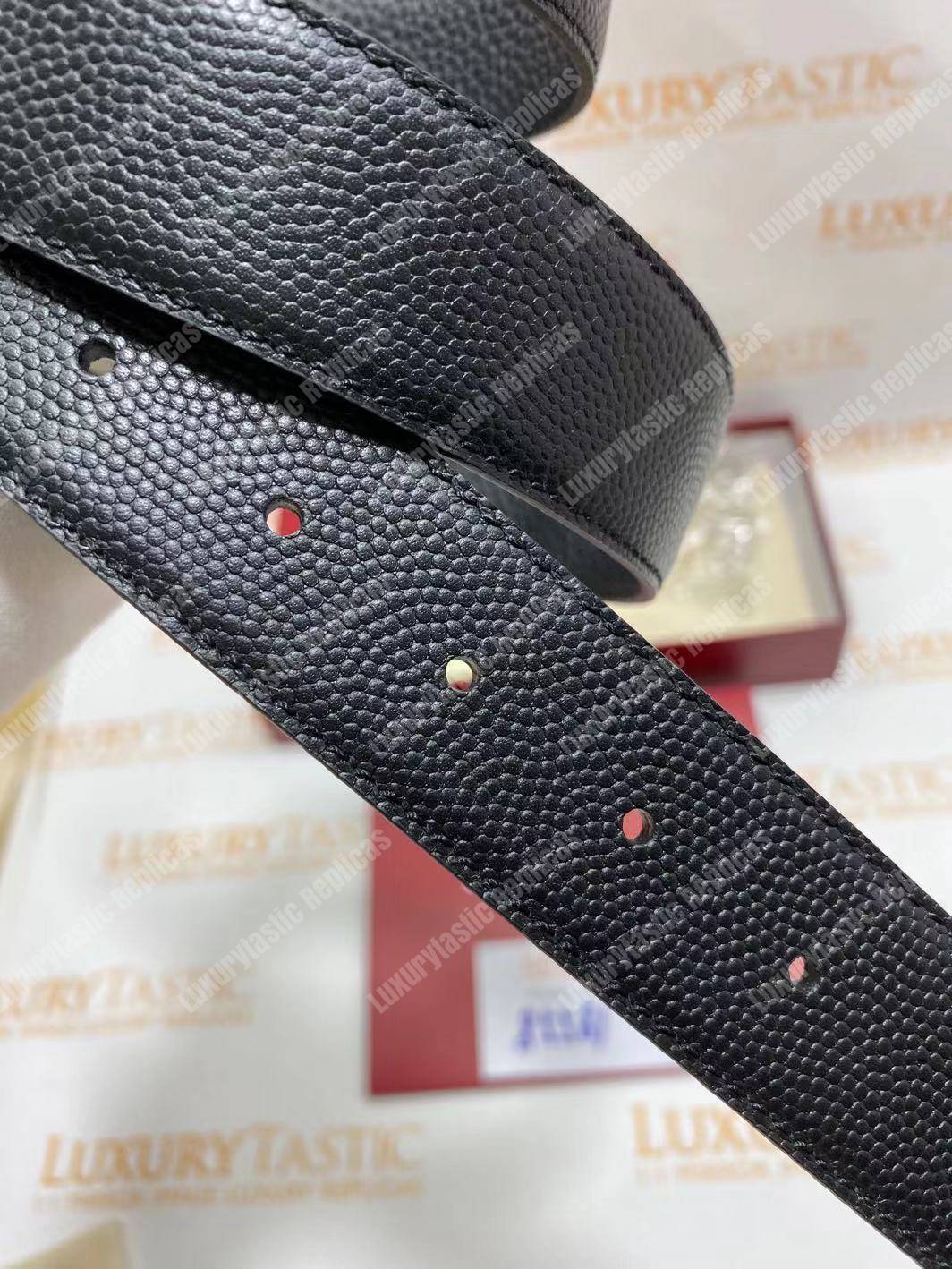 ﻿Salvatore Ferragamo Adjustable and Reversible Gancini Belt