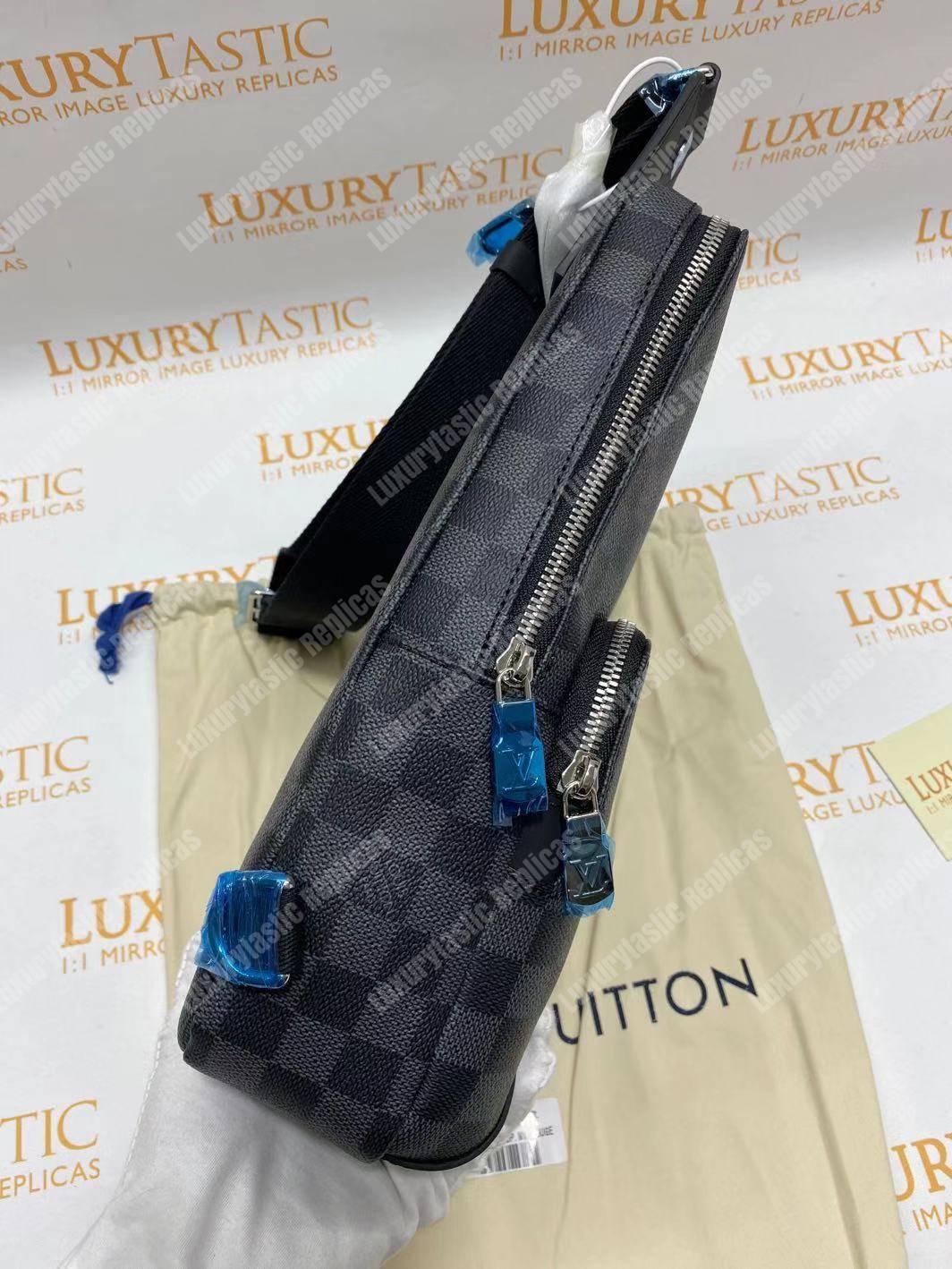 LV Avenue Sling Bag Damier Graphite Canvas