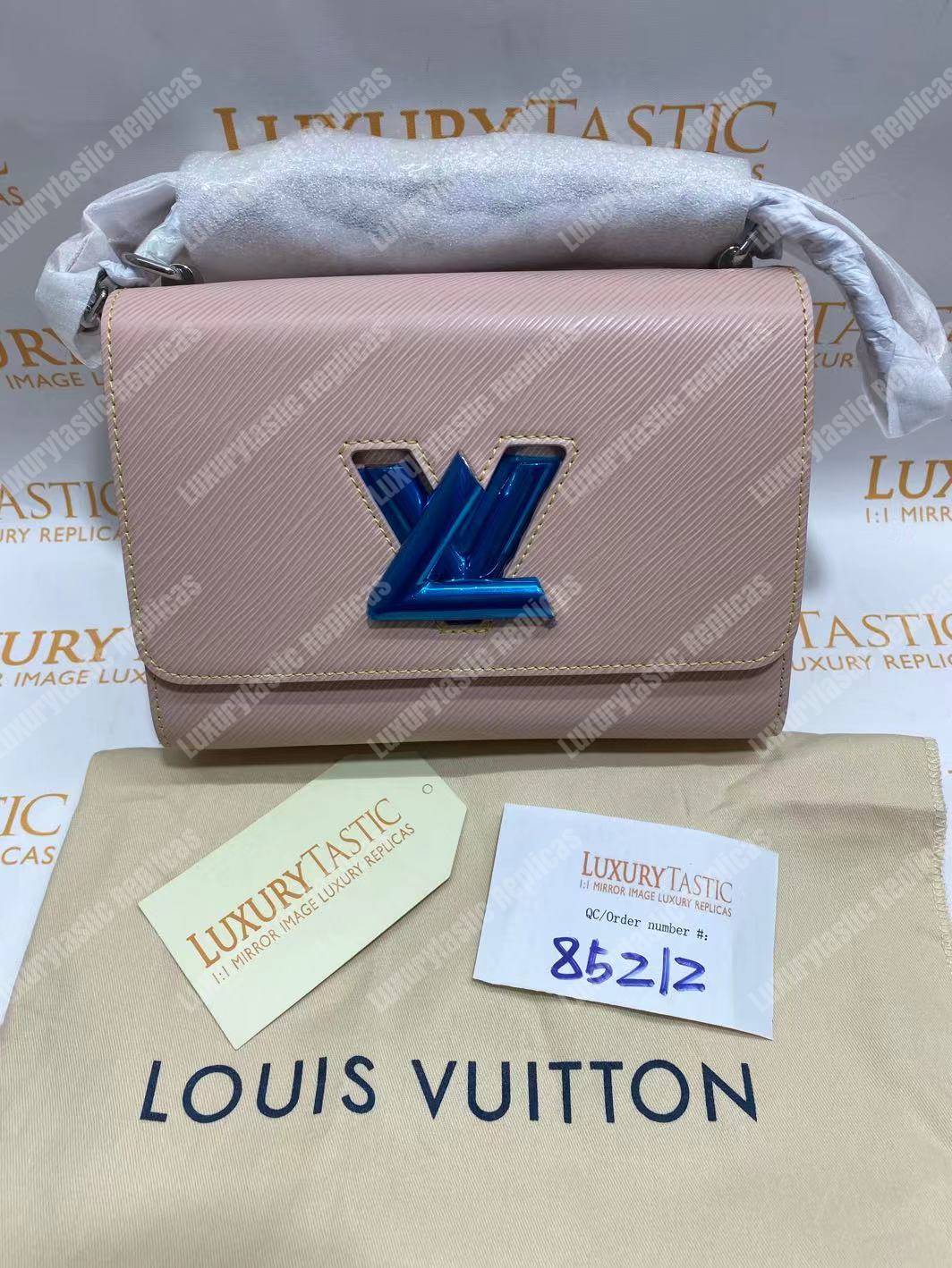 LV Twist MM Epi Leather Rose
