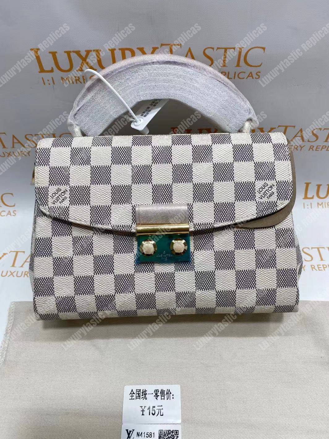 LV Croisette Damier Azur Canvas