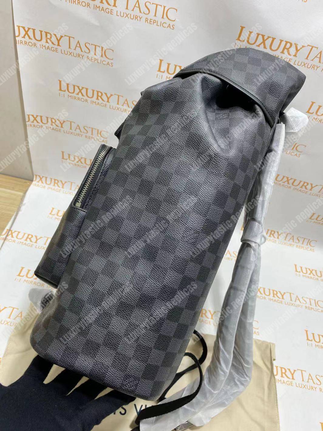 LV Zack Backpack Damier Graphite Canvas