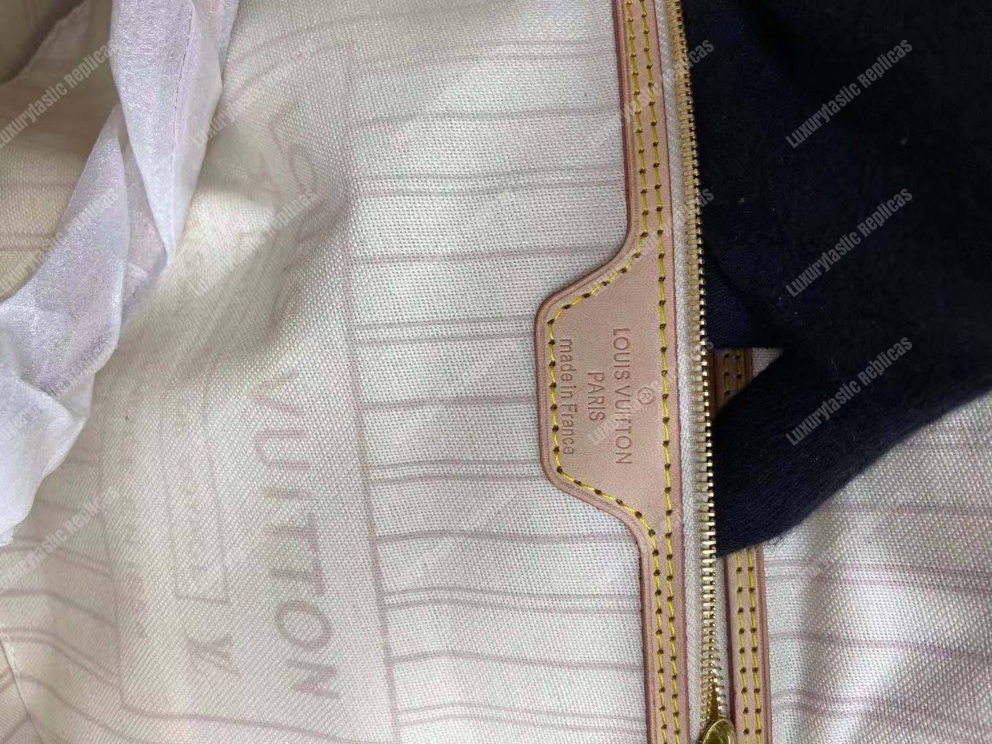 LV Neverfull MM Damier Azur Beige